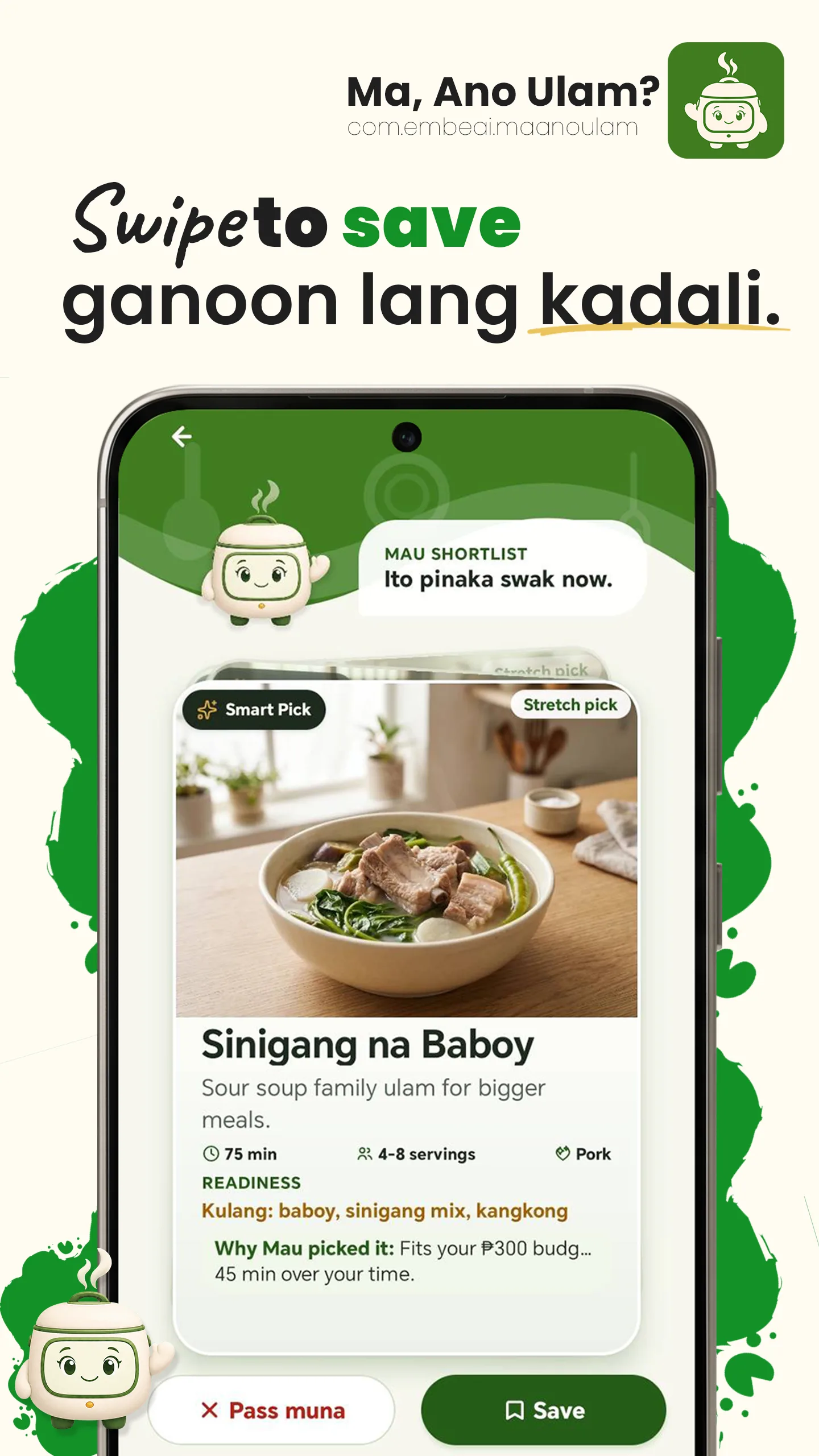 MAU meal suggestion